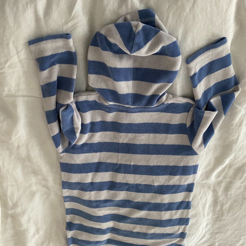 BODEN KIDS TERRY BEACH COVERUP HOODED 3-4Y